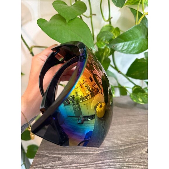 Iridescent Shield-Style Sunglass Visor - Picture 8 of 8